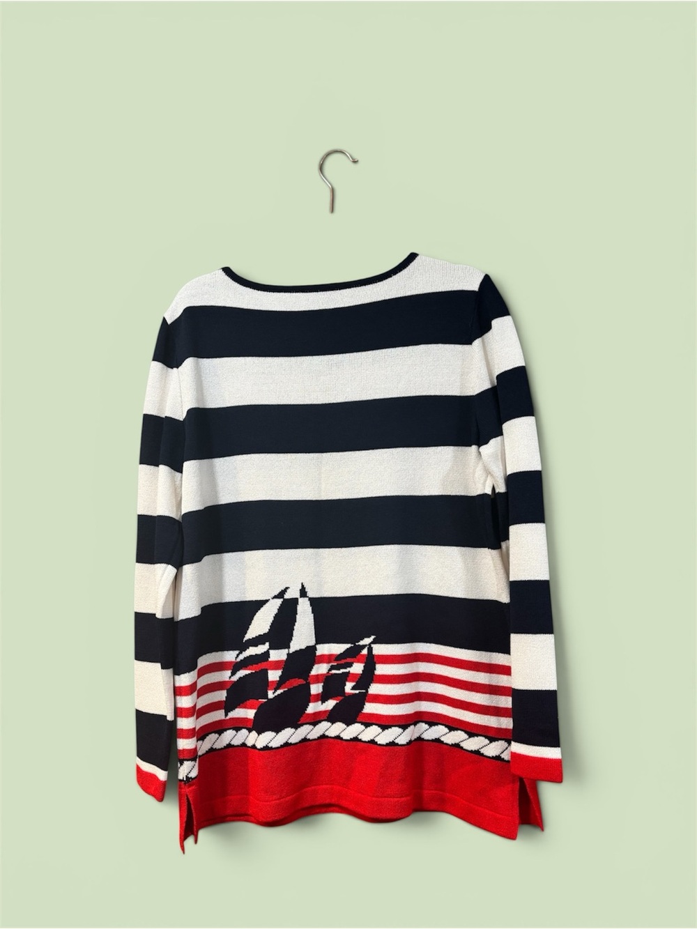 St John sport classic nautical sweater size L - Picture 3 of 9